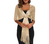 Rheane Châle, étole pour robes de soirée, avec boucle, pour femme, Large