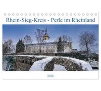Rhein-Sieg-Kreis - Perle im Rheinland (Tischkalender 2026 DIN A5 quer), CALVENDO Monatskalender: Der zwischen den Städten Bonn und Köln gelegene ... breites Angebot an Freizeitmöglichkeiten.
