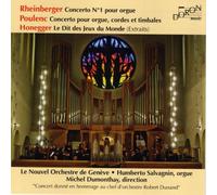 Rheinberger - Poulenc : Concertos pour Orgue