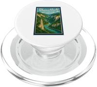Rheinschlucht Swiss Grand Canyon Suisse Vintage Graphic PopSockets PopGrip pour MagSafe