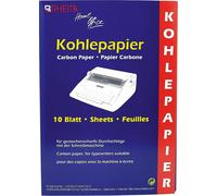 RHEITA 8172-10 Papier carbone - A4, 10 feuilles, noir
