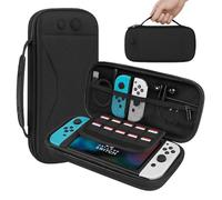 Rheme Carry Case for Nintendo Switch 2 (2025 Model) - Protective Portable Hard Shell Pouch Carrying Travel Game Bag - Black