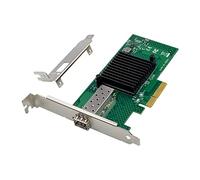 Rheross 1 de cartes réseau 10G SFP+ Serveur Fibre Optique Carte réseau 82599EN Puce PCIE X4 Carte réseau à port optique unique