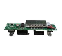 Rheross Carte Mère LED Dual USB 5V 2.4A Circuit Board Micro/Type-C USB Power Bank 18650 Module de Charge