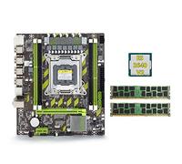 Rheross Carte mère X79 + processeur E5 2640 V2 + 2 x 8 Go DDR3 1600 MHz REG ECC RAM Kit carte mère LGA 2011 M.2 NVME