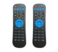 Rheross Lot de 2 télécommandes de rechange ForMXQ-4K H96 Pro T9 Smart TV Box
