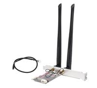 Rheross WiFi6 Carte réseau PCIE AX210 Carte Wi-Fi 5400 Mbps Adaptateur WiFi 802.11AX WI-FI 6E Cartes PCI A