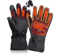 RHESHIN Gants Chauffants électriques d'hiver Chauds Imperméables avec Fonction pour écran Tactile pour Cyclisme Pêche Chasse Ski Randonnée pour Homme et Femme