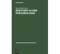 Rhetorik In Der Phraseologie