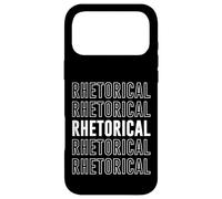 Rhétorique Coque pour iPhone 17 Pro Max