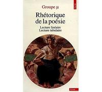 Rhétorique de la poésie