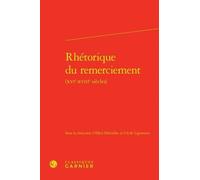 Rhétorique du remerciement