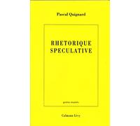 Rhétorique spéculative