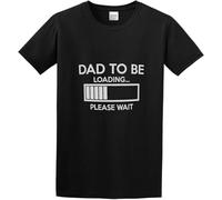 Rhett Men's Dad to Be Loading Please Wait New Papa I'm Going to Be A Dad T Shirt Print Tees T Shirt O Neck Manches Courtes(XX-Large)