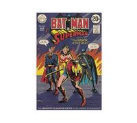RHFWEC Poster de film inspiré de la bande dessinée BvS - Décoration murale pour salon, chambre à coucher - 30 x 45 cm