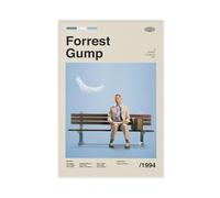 RHFWEC Poster du film Forrest Gump sur toile - Décoration murale pour salon, chambre à coucher - 20 x 30 cm