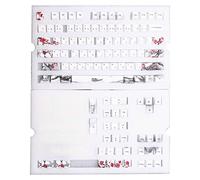 Rhghfujhgy Lot de 110 touches PBT à sublimation pour clavier mécanique japonais
