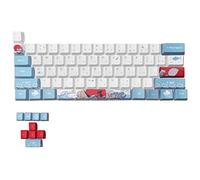 Rhghfujhgy Lot de 60 % de touches PBT pour clavier mécanique de MX GK61 64 (Coral Sea japonaise)