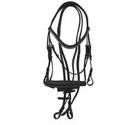 Rhinegold Anatomic Cavesson Bridle-Full-Havana Bride 0