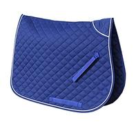 Rhinegold Chiffon de Selle à Double Reliure, 0, Bleu Marine, Full