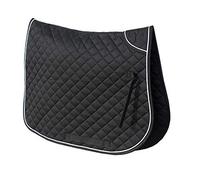 Rhinegold Chiffon de Selle à Double Reliure, 0, Noir, Full