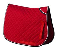 Rhinegold Chiffon de Selle à Double Reliure, 0, Rouge, Full