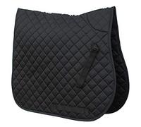 Rhinegold Chiffon de Selle matelassé en Coton, 0, Noir, Poney