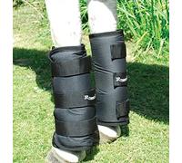 Rhinegold Elite Lot de 4 Bottes de Voyage Demi-Longues., 0, Noir, Poney