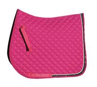 Rhinegold Elite Tapis de Selle avec Bordure en Strass Framboise 32 FR, Poney