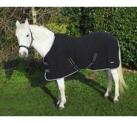 Rhinegold Elite Tapis Polaire, 0, Noir uni, 137 cm