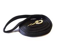 Rhinegold Laisse rembourrée, 0, Noir, Taille Unique