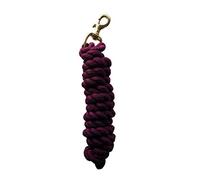 Rhinegold Longe Unie Laisse en Coton 0, Bordeaux, Taille Unique