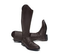 Rhinegold Mixte 817ES-8(42)-0-BRN Luxus Bottes d'équitation en Cuir, Marron, 8 UK