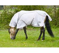 Rhinegold Mombasa Tapis Anti-Mouches + Cache-Cou Gris 7/0