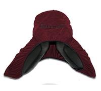 Rhinegold Stretch Jersey Saddle Cover-Dark Red Couvre-Selle 0, Rouge foncé, Taille Unique