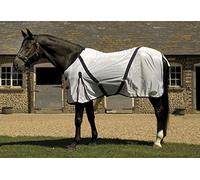 Rhinegold Tapis Anti-Mouches avec Housse de Cou, 0, Blanc, 175 cm