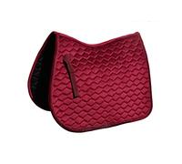 Rhinegold Tapis de Selle en Velours Hexagonal GP - Bordeaux