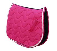 Rhinegold Wave Saddle Pad-Full-Raspberry Tapis de Selle 0, Framboise