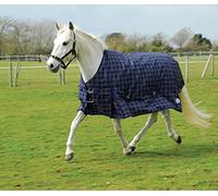 Rhinegold Zeus Tapis d'extérieur, 0, Bleu/Carreaux, 190 cm