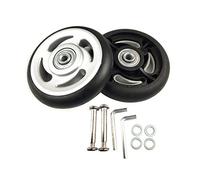 Rhinenet 2PCS Ø 85mm Valise Roues Valise trolley bagages Valise extérieur Inline Skate Roues de rechange avec 608ZZ Roulements ABEC