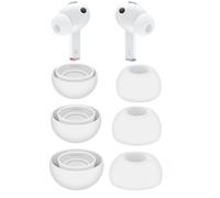 Rhinenet Lot de 3 paires d'embouts auriculaires en silicone lavables pour Galaxy Buds 3 Pro SM-R630 SM-R630 - Blanc