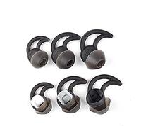 Rhinenet Lot de 3 paires d'embouts de rechange pour écouteurs Bose QC20 QC20i QC30 SoundSport SIE2i IE2 IE3 en silicone souple (Noir)