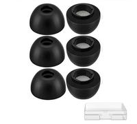 Rhinenet Lot de 3 paires d'embouts d'oreille en mousse à mémoire de forme pour Galaxy Buds3 Pro, isolation phonique, embouts de rechange en mousse pour Galaxy Buds 3 Pro SM-R630 dans un étui de charge