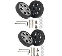 Rhinenet Lot de 4 roulettes de rechange pour valises de 60 mm de diamètre, rotation à 360 degrés, dimensions 60 mm x 12 mm, accessoires pour valises et valises, roulettes pivotantes universelles en
