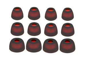 Rhinent Premium Silicone Embouts pour JBL Wave, Tune Beam TWS Écouteurs - Boîtier de Charge approprié, Compatible avec Boutons/Flex 2 Pouces Ecouteurs SML 12pcs