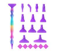 Rhinestone Art Pens, Craft Supplies, Art Accessories Pens with Threaded Nib, Creative Tool Kit for Enthusiasts Beginners, Crafting Necessities ,Rhinestone Pen Set for Artists Family Creative Projects