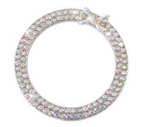 Rhinestone Car Engine Start Decoration Ring - Crystal Push Button Ignition Trim, Bling Key Starter Decals | Sparkling Interior Accessories, Universal Auto Modification Ornament Gadgets