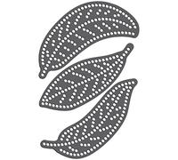 Rhinestone Genie 3 plumes / feuilles magnétiques strass modèle noir