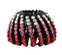 Rhinestone Hair Clip, Expandable Bun Shaper, Bird Nest Design, Colorful Donut Bun Maker, Sparkling Accessory, Ideal for Women & Girls, Perfect for Special Occasions & Everyday Styling