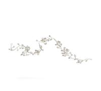 Rhinestone Hair Vine 14.8in Long Stylish Elegant Strong Alloy Wire Crystal Hair Piece for Party Wedding Ceremony